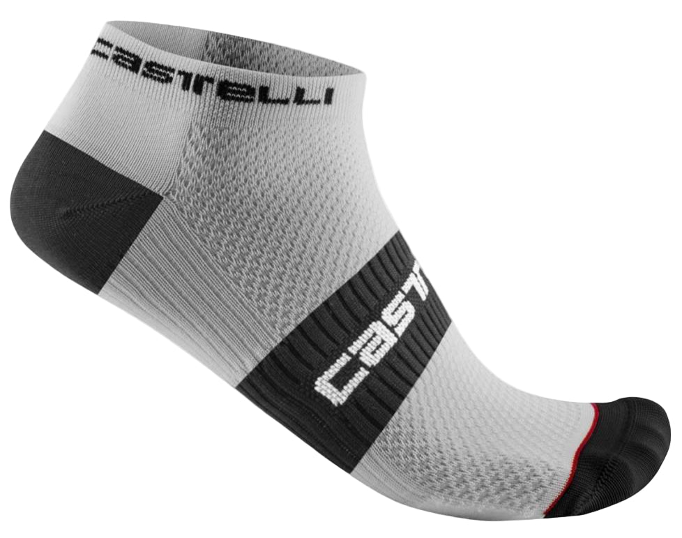 CASTELLI LOWBOY SOCK WHITE BLACK