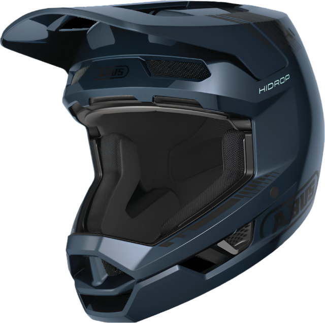 ABUS HIDROP ASTM MTB Bike Helmet midnight blue side front