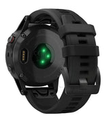 Garmin Fenix 5 Plus Multisport GPS HRM Sapphire Watch - Black/Black