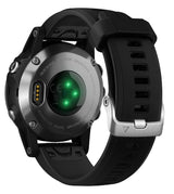 Garmin Fenix 5S Plus Multisport GPS HRM Sapphire Watch - Silver/Black