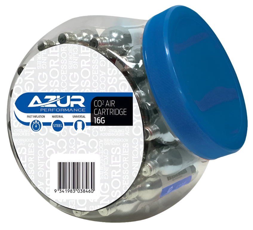 Azur 16g Air Co2 Cartridge Jar - 30 Pack