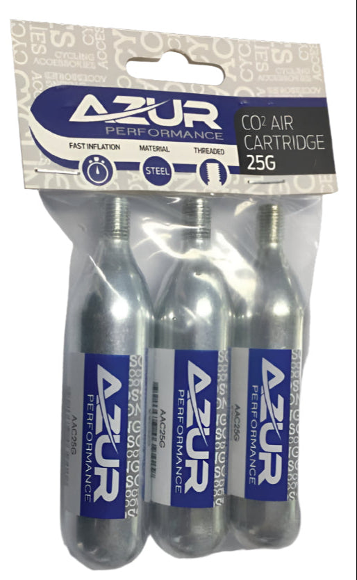 Azur 25g Air Co2 Cartridge 3-Pack