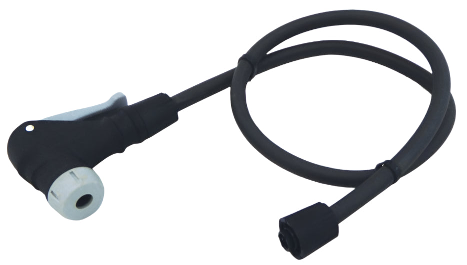 Azur Alloy Floor Pump with Convertible Hose