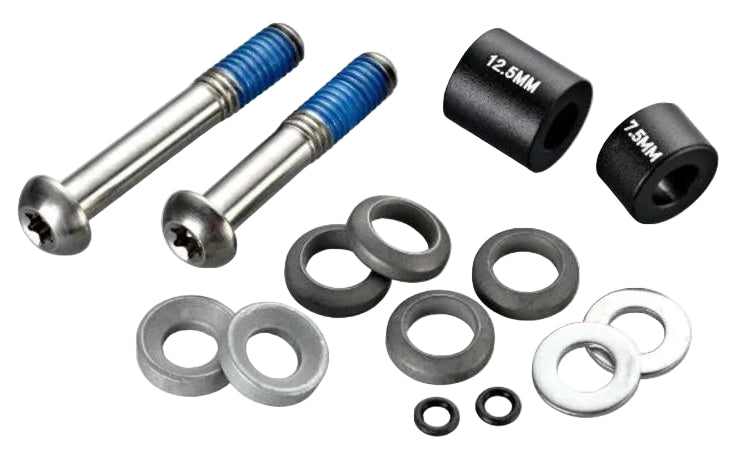 Avid Post Spacer Set – XX 20S Front 180mm / Rear 160mm with Titanium T25 Bolts