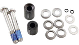 Avid Post Spacer Set – XX 20S Front 180mm / Rear 160mm with Titanium T25 Bolts (CPS)