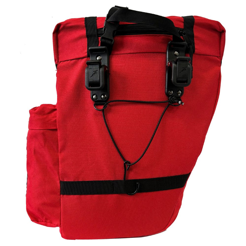 Azur Commuter Rear Panniers Set Red (10)