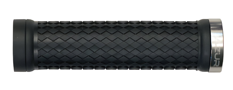 Azur Atom Lock On Grips Black