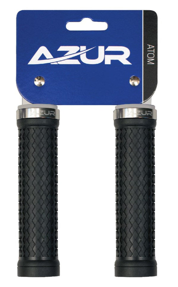 Azur Atom Lock On Grips Black