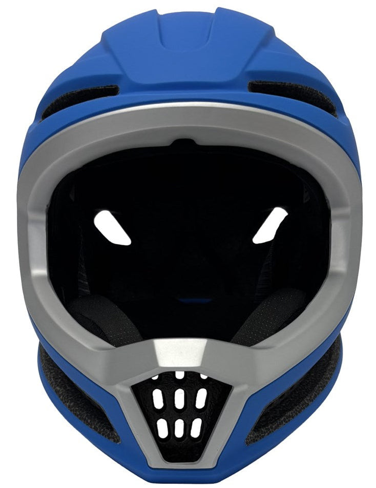 Azur KFF1 Blue/Silver Helmet