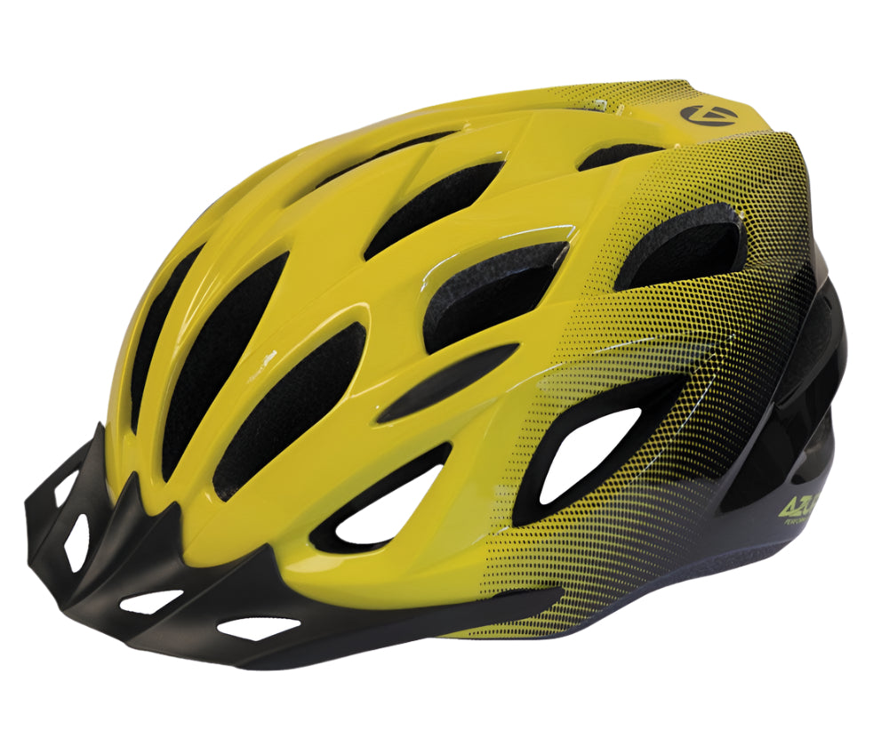 Azur L61 Helmet Satin Gloss Neon / Black Fade