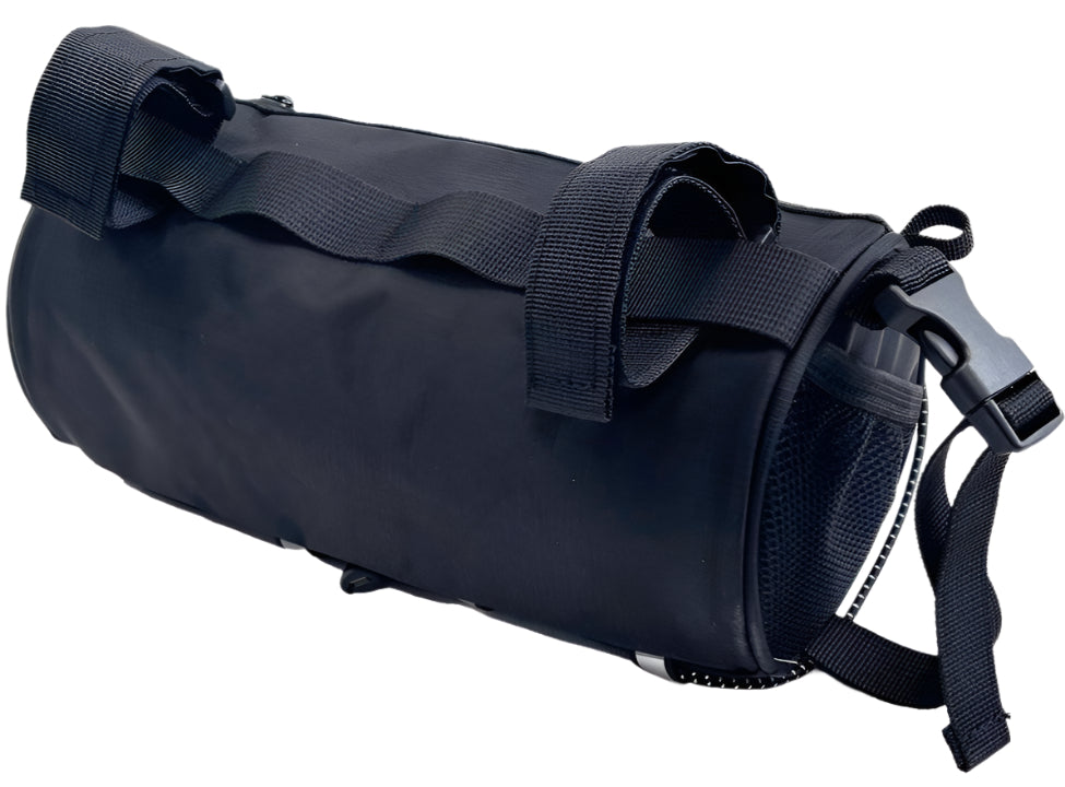  Azur Black Handlebar Roll Bag