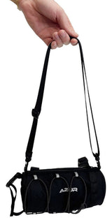 Azur Black Handlebar Roll Bag