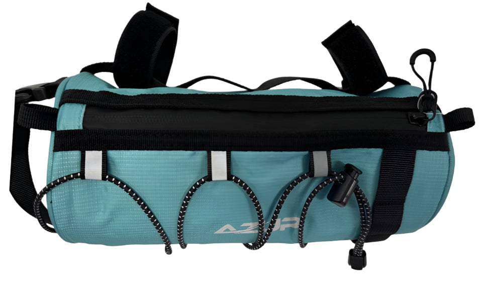Azur Turquoise Handlebar Roll Bag