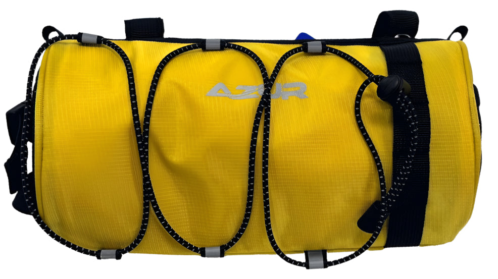 Azur Yellow Handlebar Roll Bag