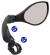 Azur Optic Anti-Glare E-Bike Mirror Pair