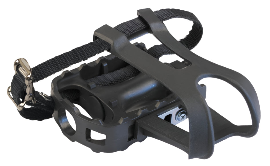 Azur MTB Grip Plus 9/16" Pedal with Toe-Clip & Strap