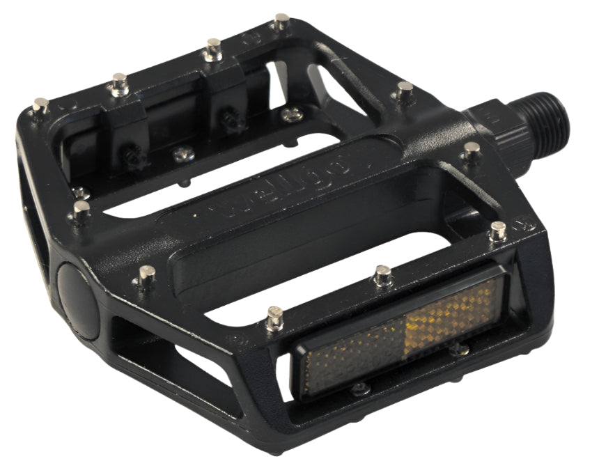 Azur Pedal Machine 9/16" Black with Replaceable Pins