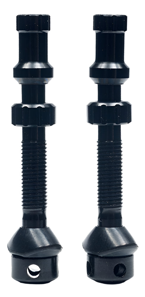 Stans NoTubes Universal+ Tubeless Valve Pair Regular Black
