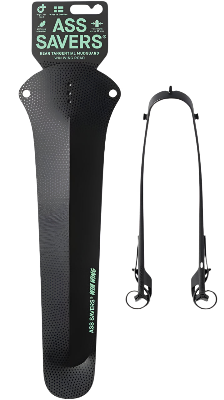 Ass Saver Win Wing Road 2 Mudguard Black Dots Standard Edition