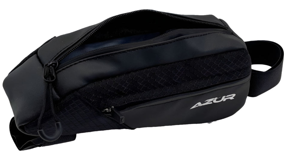 Azur Black Top Tube Bag