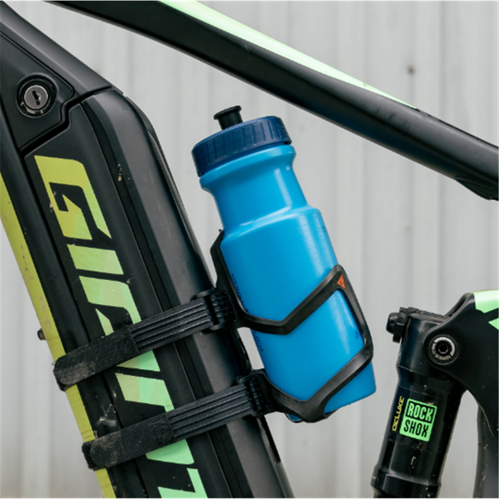 GRANITE AUX - Carbon Bottle Cage with long strap kit for E-bike