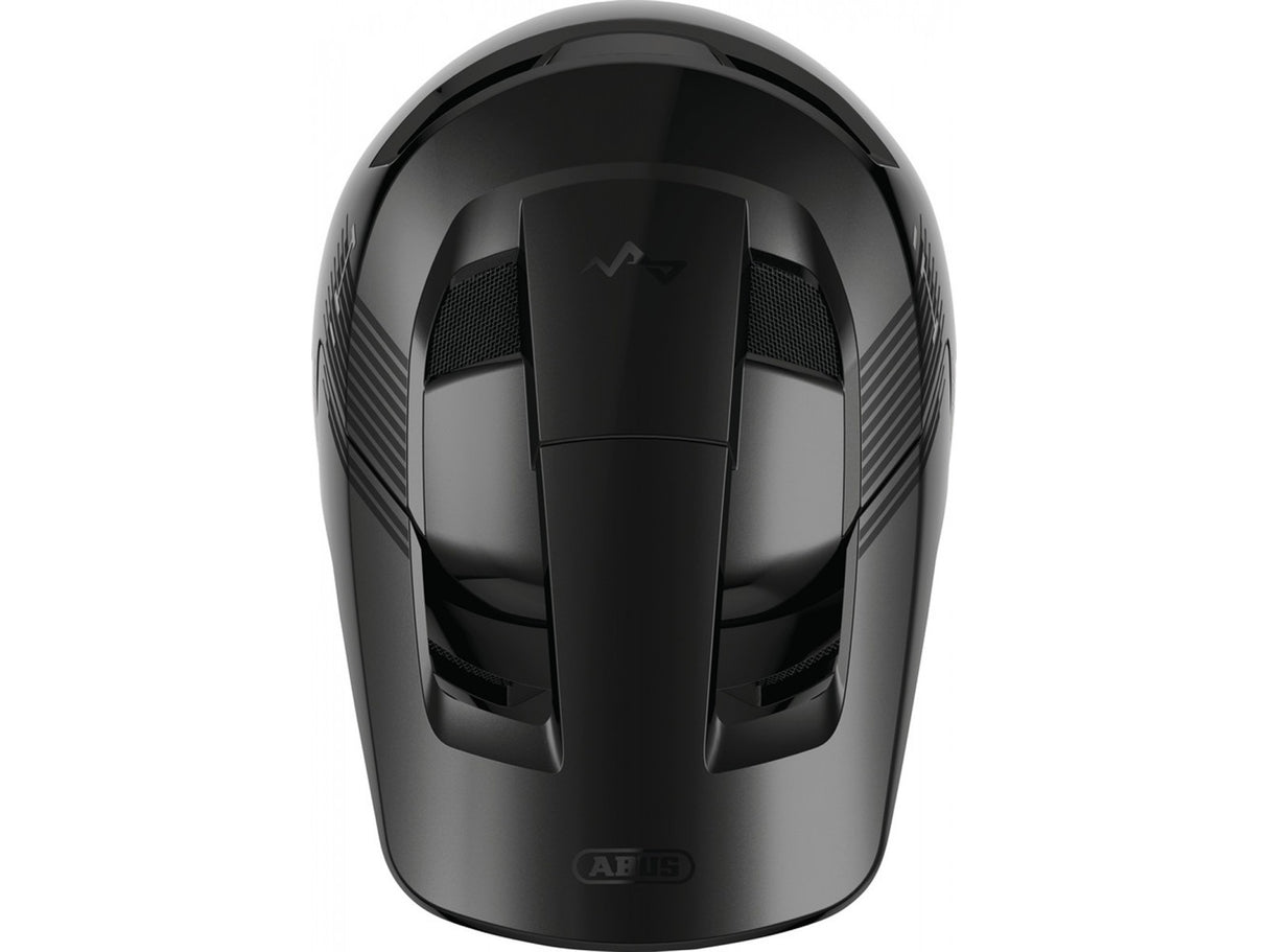 ABUS HIDROP ASTM MTB Bike Helmet shiny black top