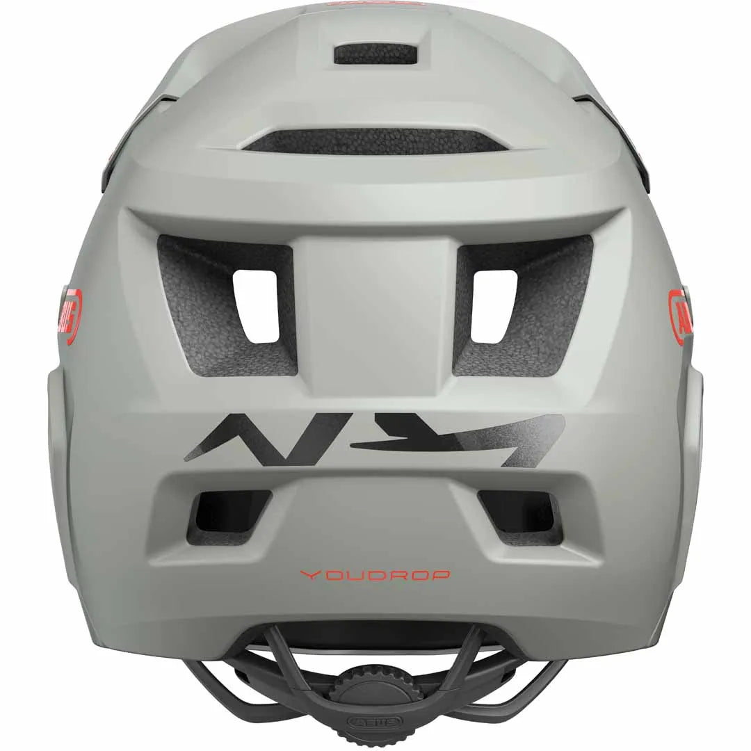 ABUS YOUDROP FULL FACE HELMET Chalk Grey