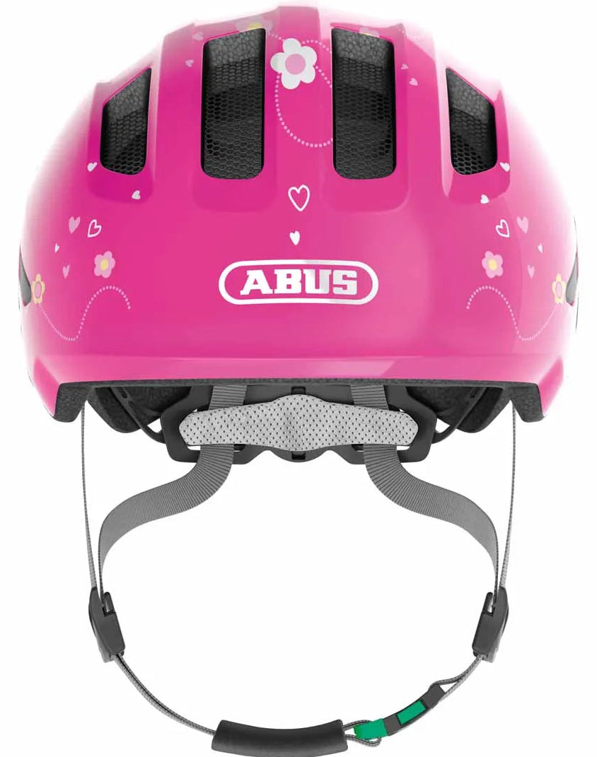 Abus Smiley 3.0 Pink Butterfly Kids Helmet