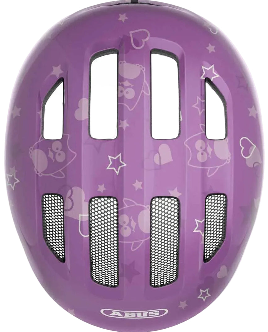 Abus Smiley 3.0 Purple Star Kids Helmet
