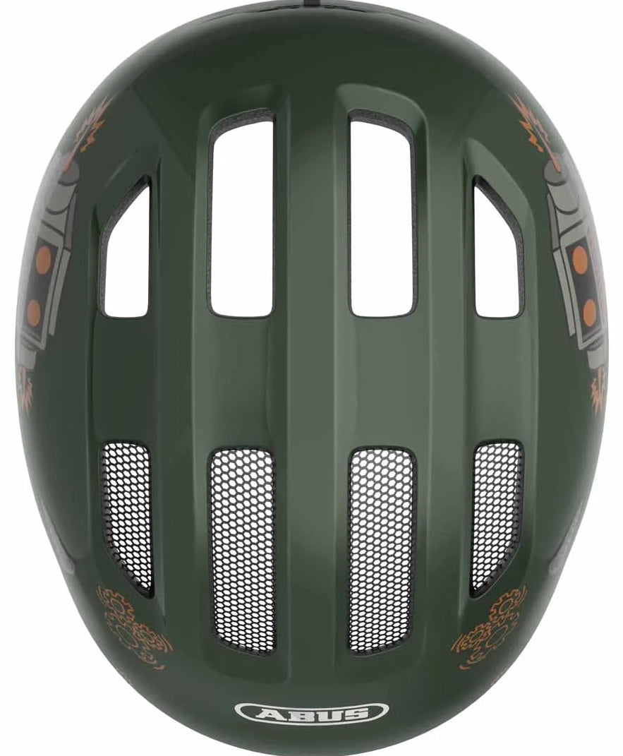 Abus Smiley 3.0 Green Robo Kids Helmet
