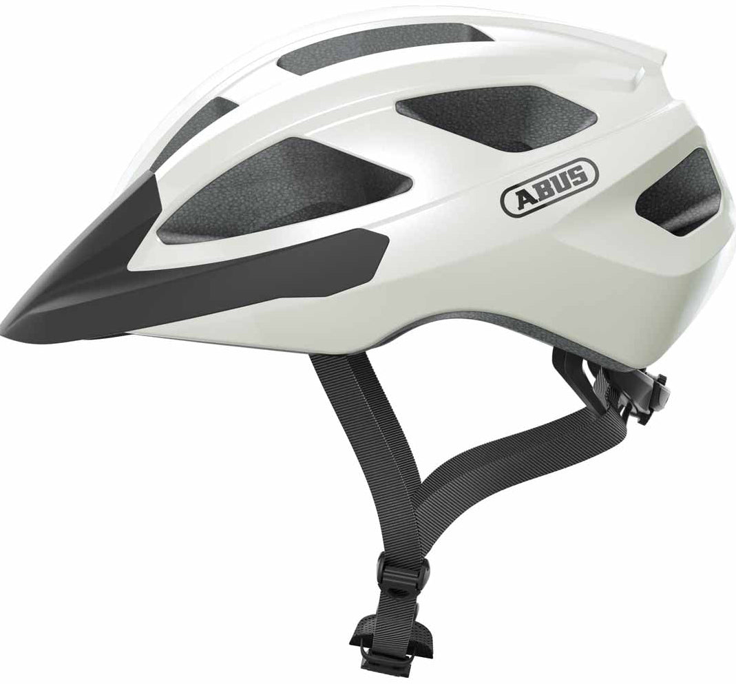 Abus Macator Pearl White Helmet