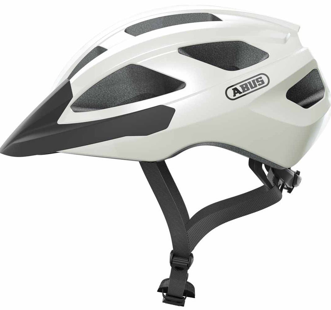 Abus Macator Pearl White Helmet