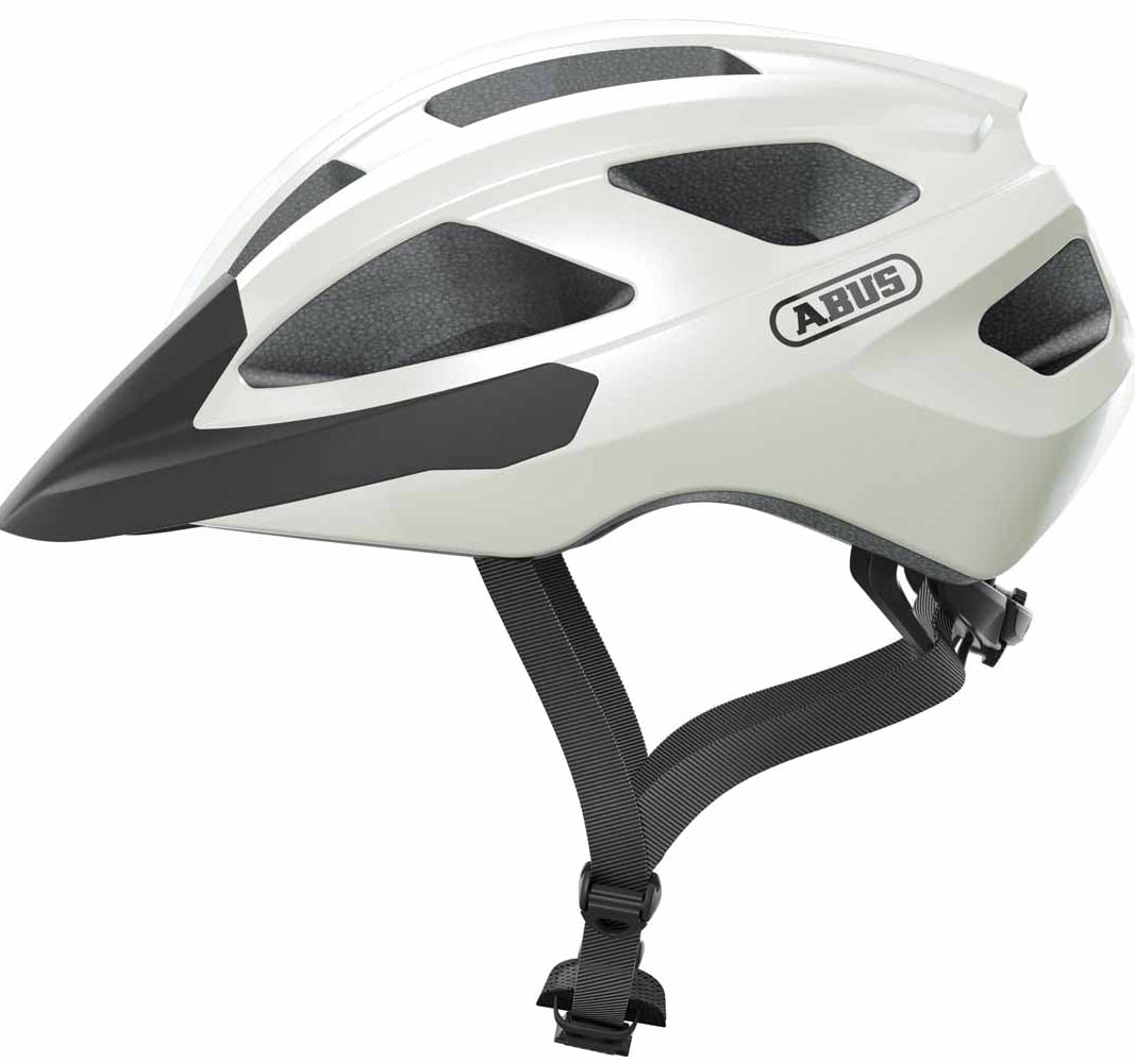 Abus Macator Pearl White Helmet