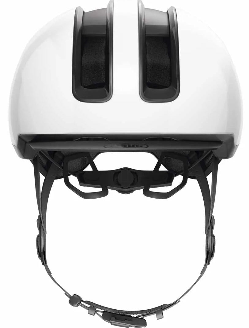 Abus HUD-Y Shiny White Helmet