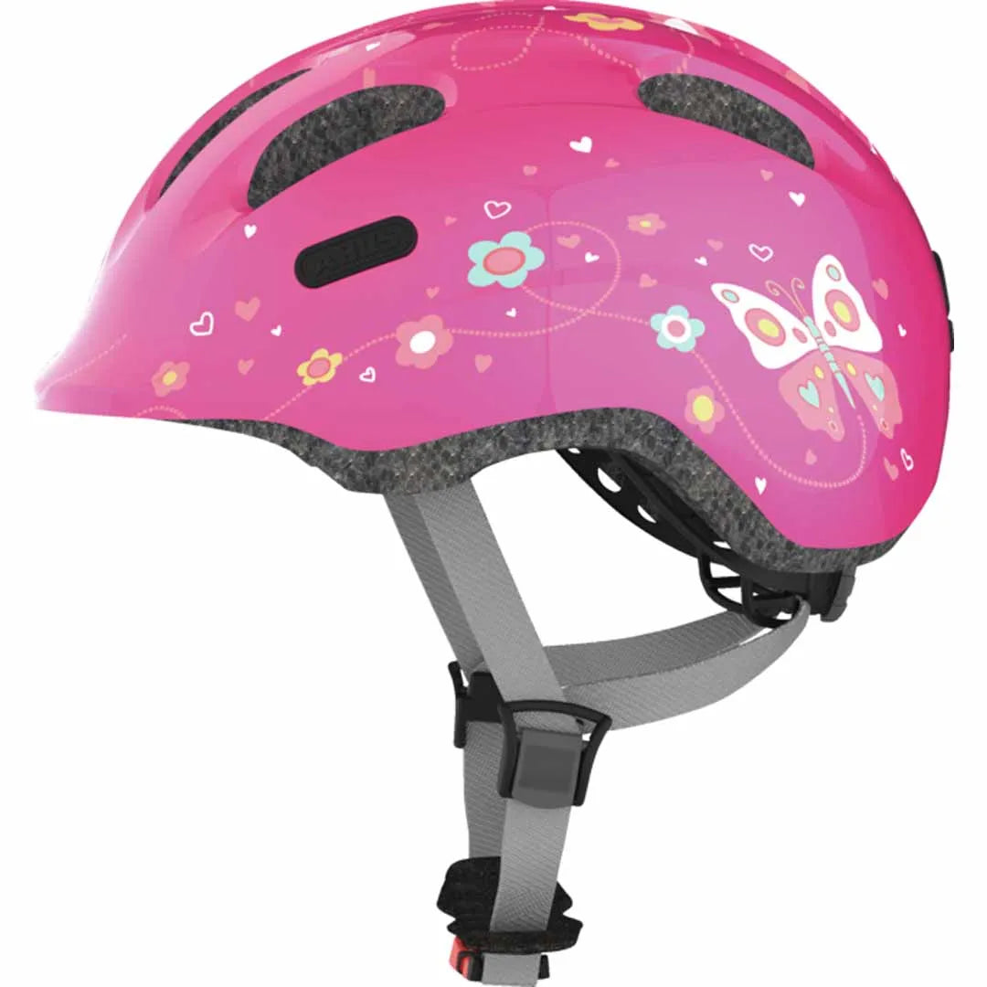 ABUS SMILEY 2.0 Helmet pink butterfly