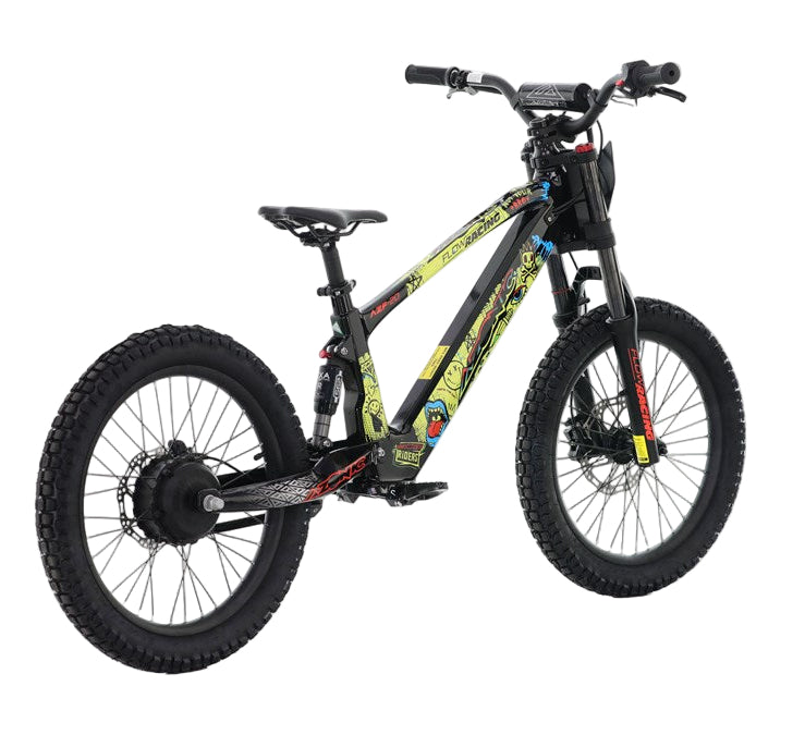 Azonic Flow 20" 36V 7.2Ah 750W Electric Balance Bike Rancid Yellow/Multi