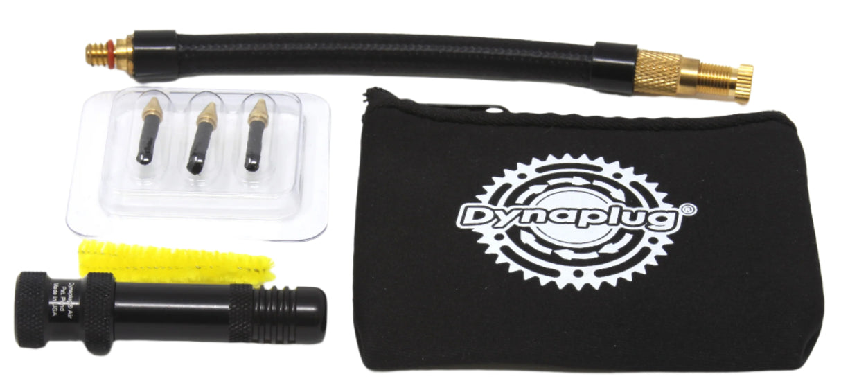 Dynaplug Air MTB Tubeless Repair Kit Black with Pouch & Hose