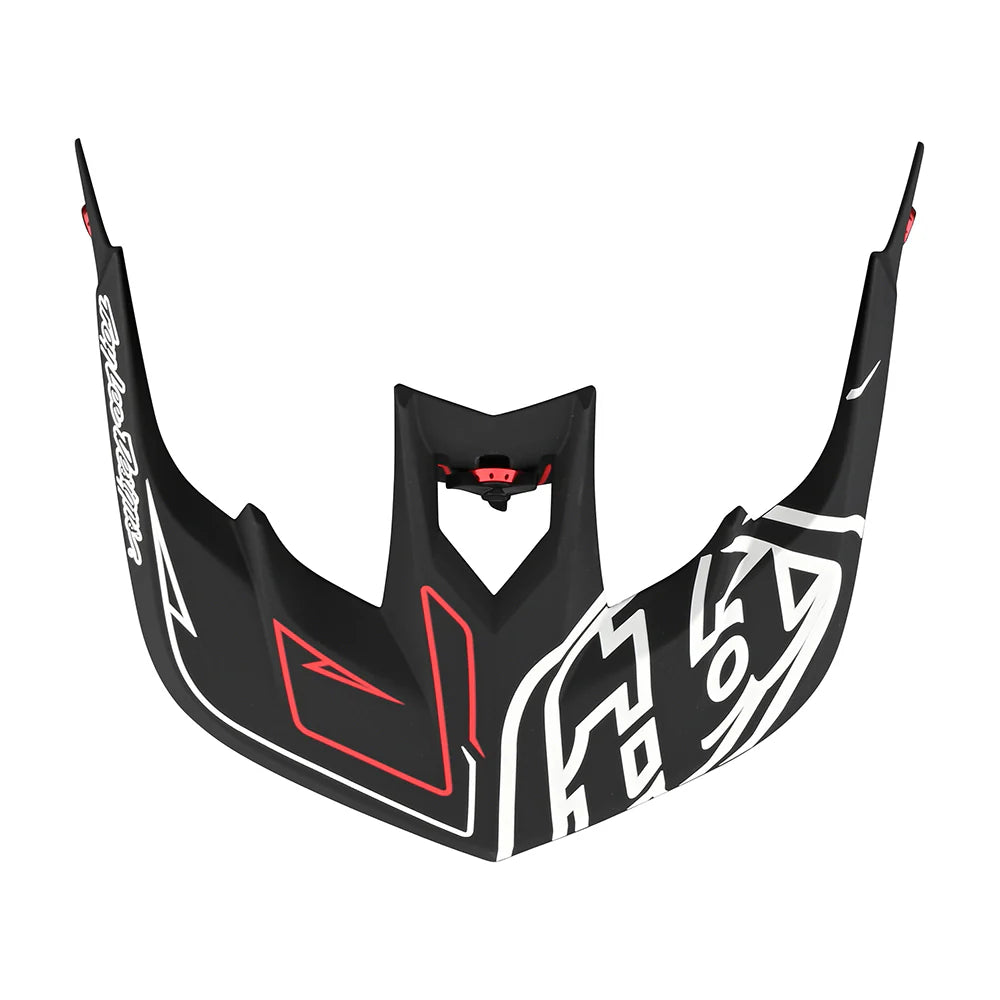 Troy Lee Design 21 STAGE Visor Le Pinstripe Black / Red