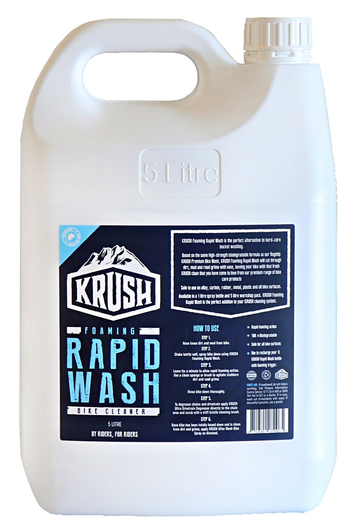 Krush Rapid Wash 5L Bike Cleaner