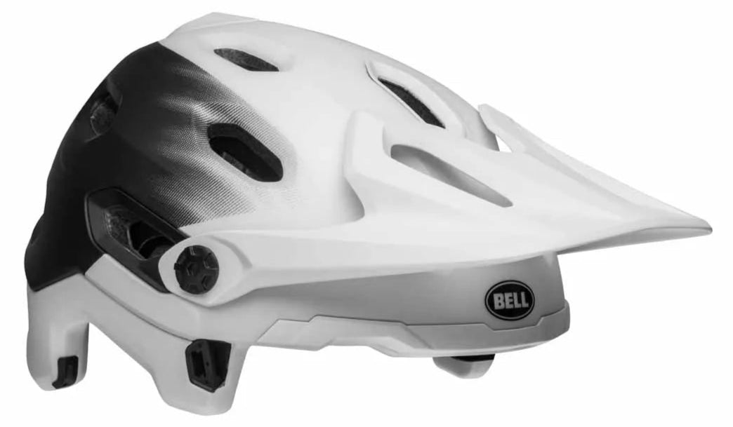 Bell SUPER DH SPHR Matte Black/White Helmet