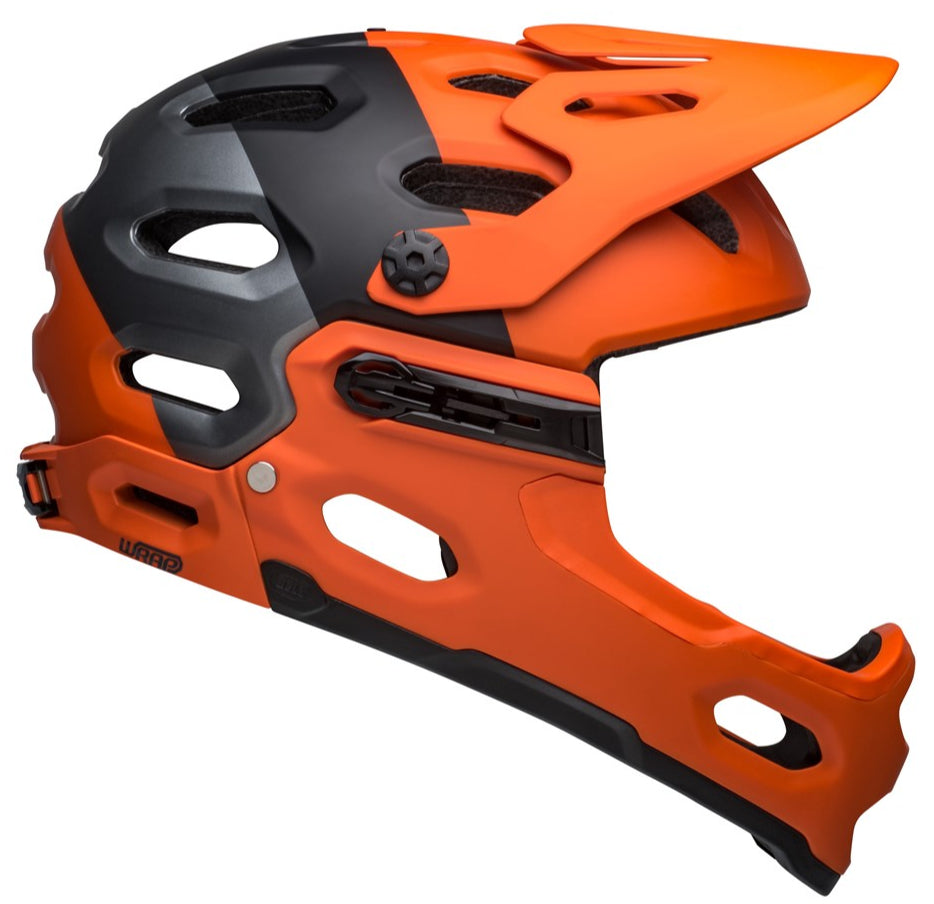 Bell Super 3R MIPS Matte Orange/Black Large Helmet - Clearance