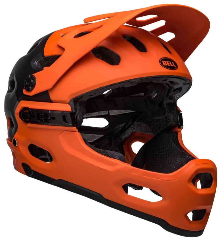 Bell Super 3R MIPS Matte Orange/Black Large Helmet - Clearance
