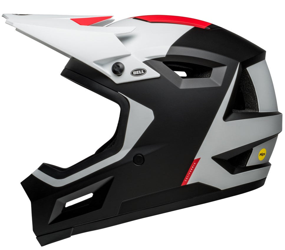 Bell Sanction 2 DLX MIPS Helmet Deft Matte Black/White - Clearance