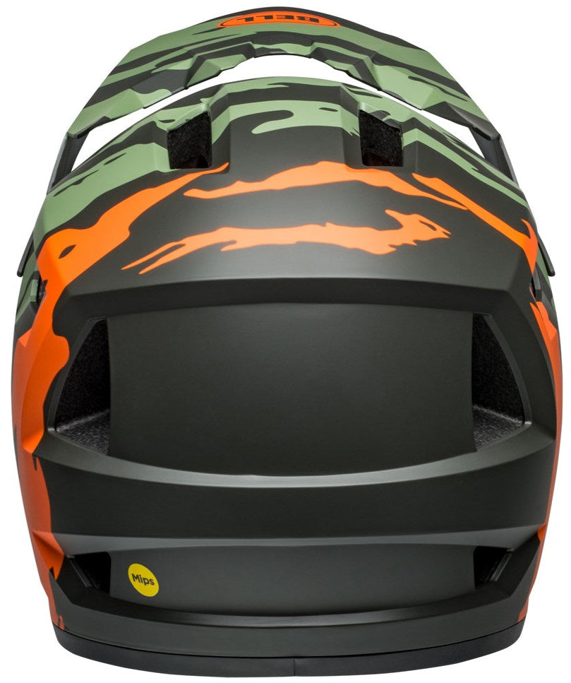 Bell Sanction 2 DLX MIPS Helmet Ravine Matte Green/Orange - Clearance