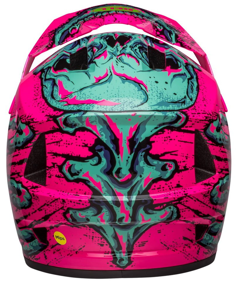 Bell Sanction 2 DLX MIPS Helmet Bonehead Pink/Turquoise - Clearance