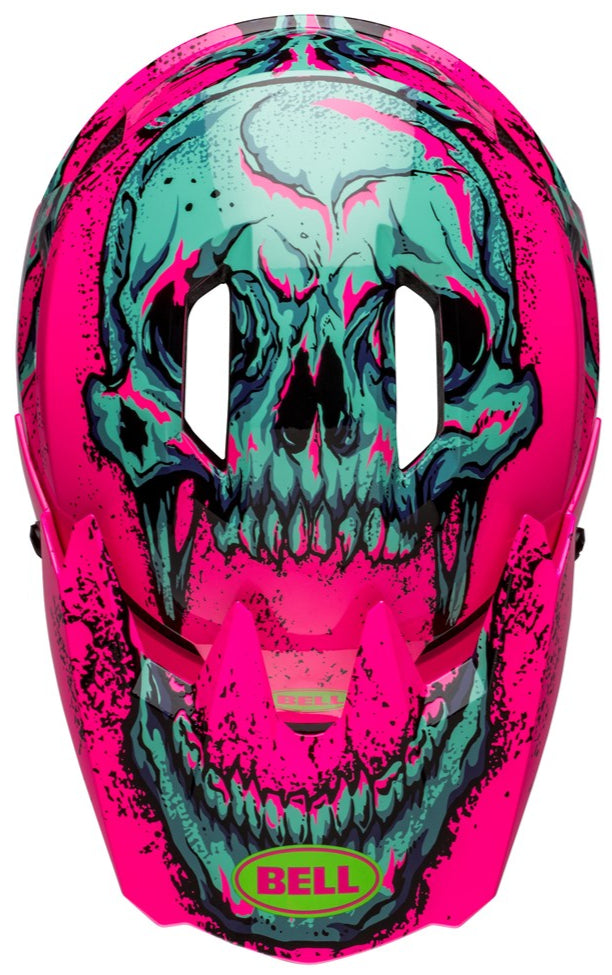 Bell Sanction 2 DLX MIPS Helmet Bonehead Pink/Turquoise - Clearance