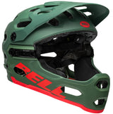 Bell Super 3R MIPS Helmet Matte Dark Green/Infrared - Clearance