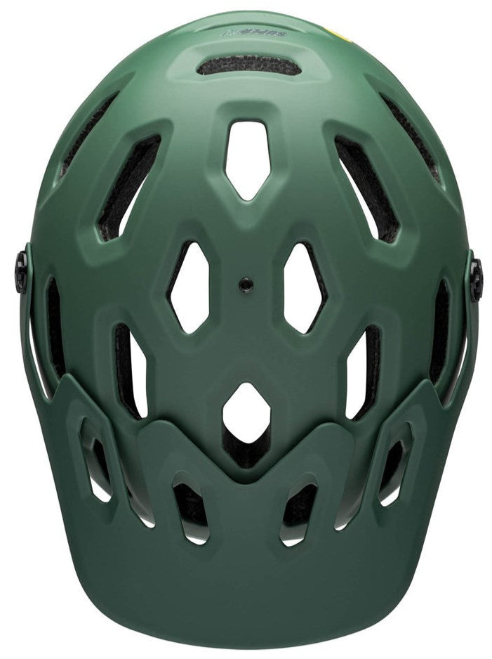 Bell Super 3R MIPS Helmet Matte Dark Green/Infrared - Clearance