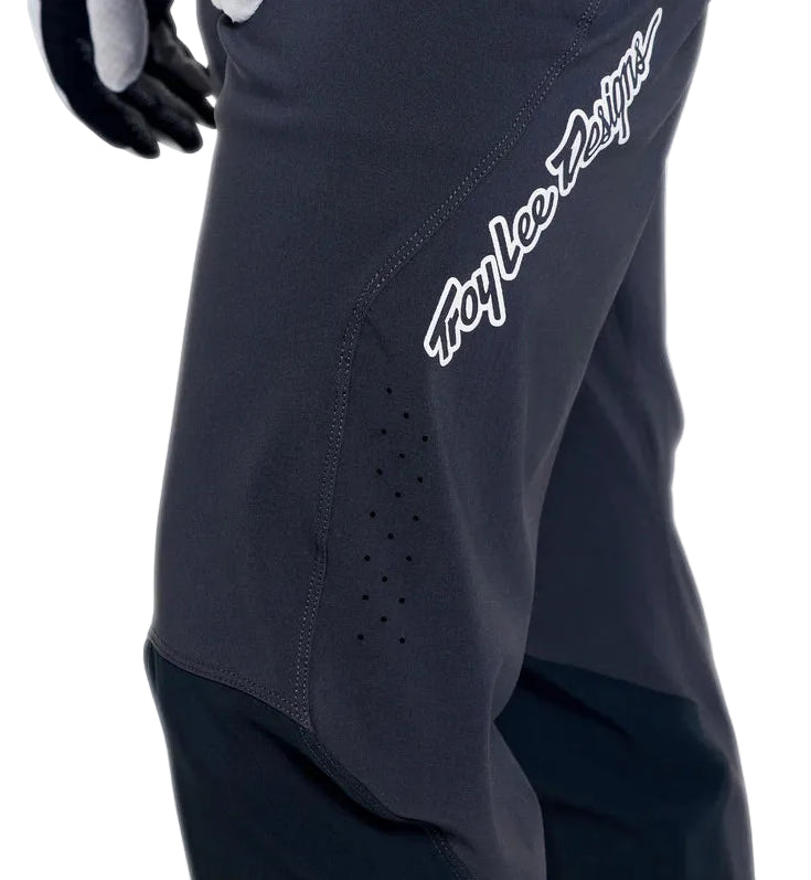 Troy Lee Designs Stage Pant Mono Carbon SIDE DETAIL 