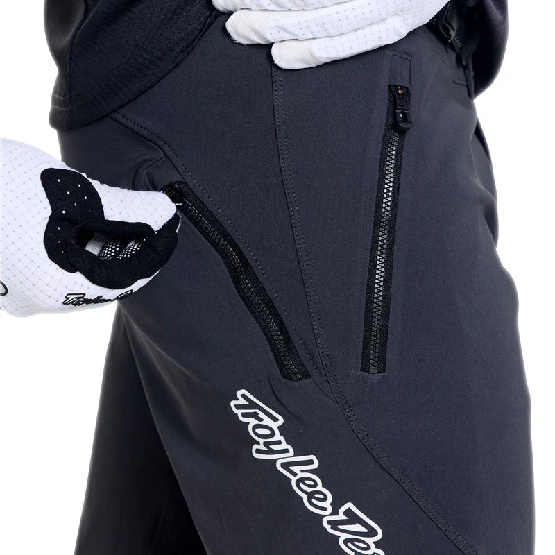Troy Lee Designs Stage Pant Mono Carbon ZIPPER 